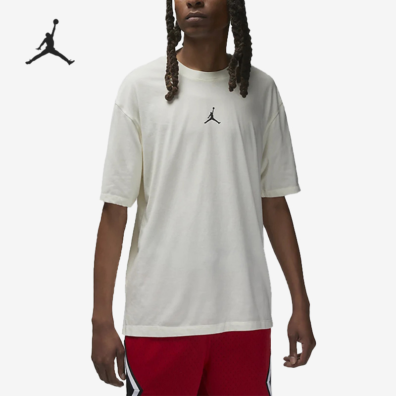 Nike/耐克正品Air Jordan夏季男子宽松透气短袖T恤DH8922-110
