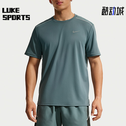 Nike/耐克正品Dri-Fit男士印花透气简约短袖T恤IF2083-382