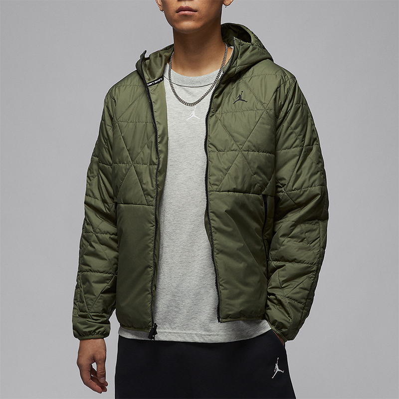 耐克男士复古户外连帽保暖外套