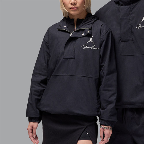 Nike/耐克正品JORDAN男士运动休闲半拉链连帽卫衣外套HF9294-010