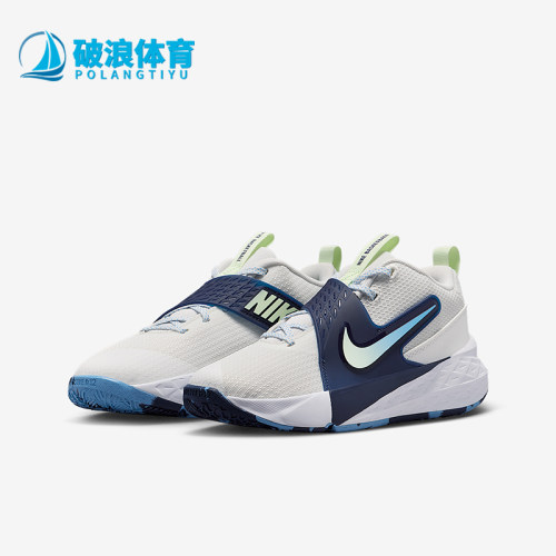 Nike/耐克正品TeamHustleD12新款儿童经典白蓝色篮球鞋HF6279-104