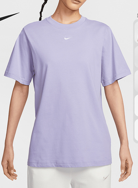 Nike/耐克正品2025夏季款女士休闲耐穿户外短袖FD4150-423