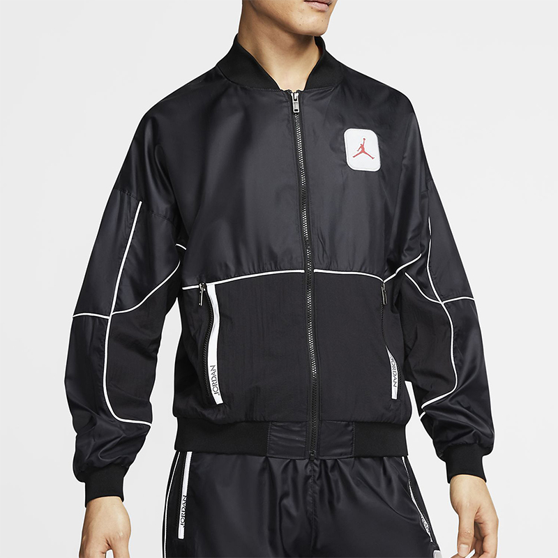 Nike/耐克正品JORDAN新款男士反光拼接运动休闲外套CU1667-010