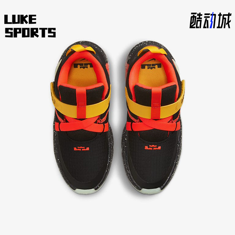 Nike/耐克正品运动小童魔术贴减震防滑耐磨篮球鞋DQ8647-001