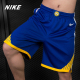 男勇士SWINGMAN蓝色训练休闲运动五分裤 短裤 866809 耐克正品 Nike
