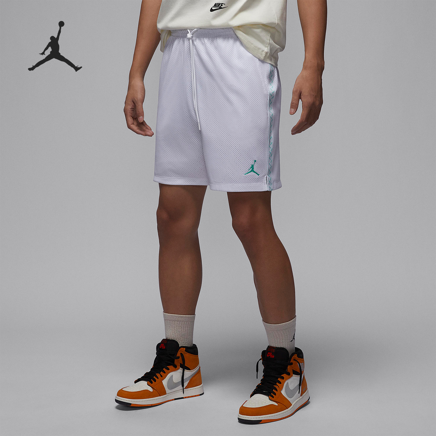 Nike/耐克正品JORDAN新款男士运动透气篮球短裤FN4612-100