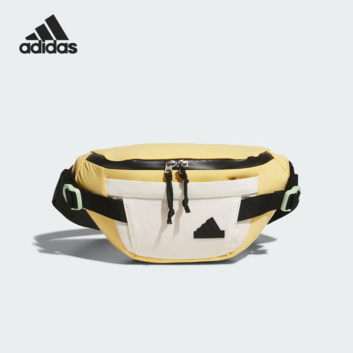 Adidas/阿迪达斯正品WAIST BAG男女便携收纳运动腰包JJ2084