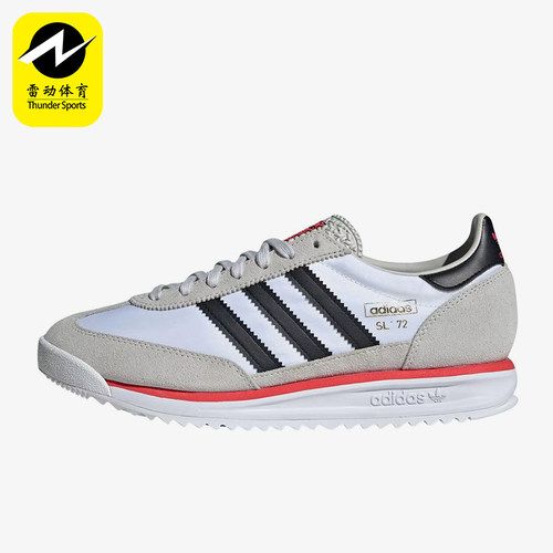 Adidas/阿迪达斯正品SL72男低帮网面拼接麂皮运动鞋JS0746