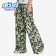 彪马正品 534052 新款 印花潮流阔腿休闲运动长裤 女士经典 Puma