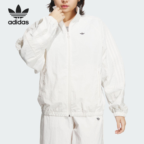 阿迪达斯女士运动简约外套
