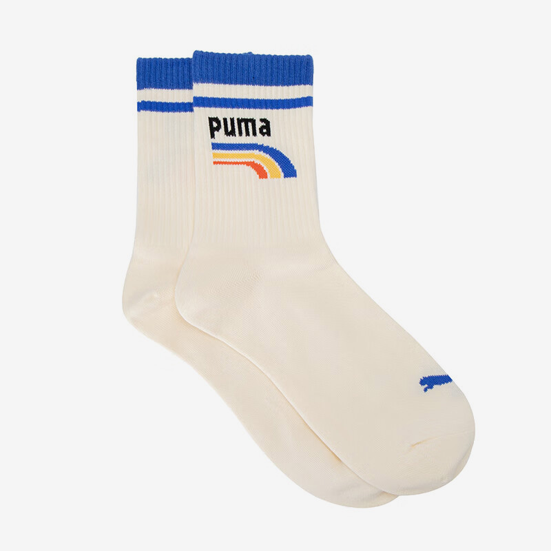 Puma/彪马正品新款男女一双装运动休闲袜子 938013-02
