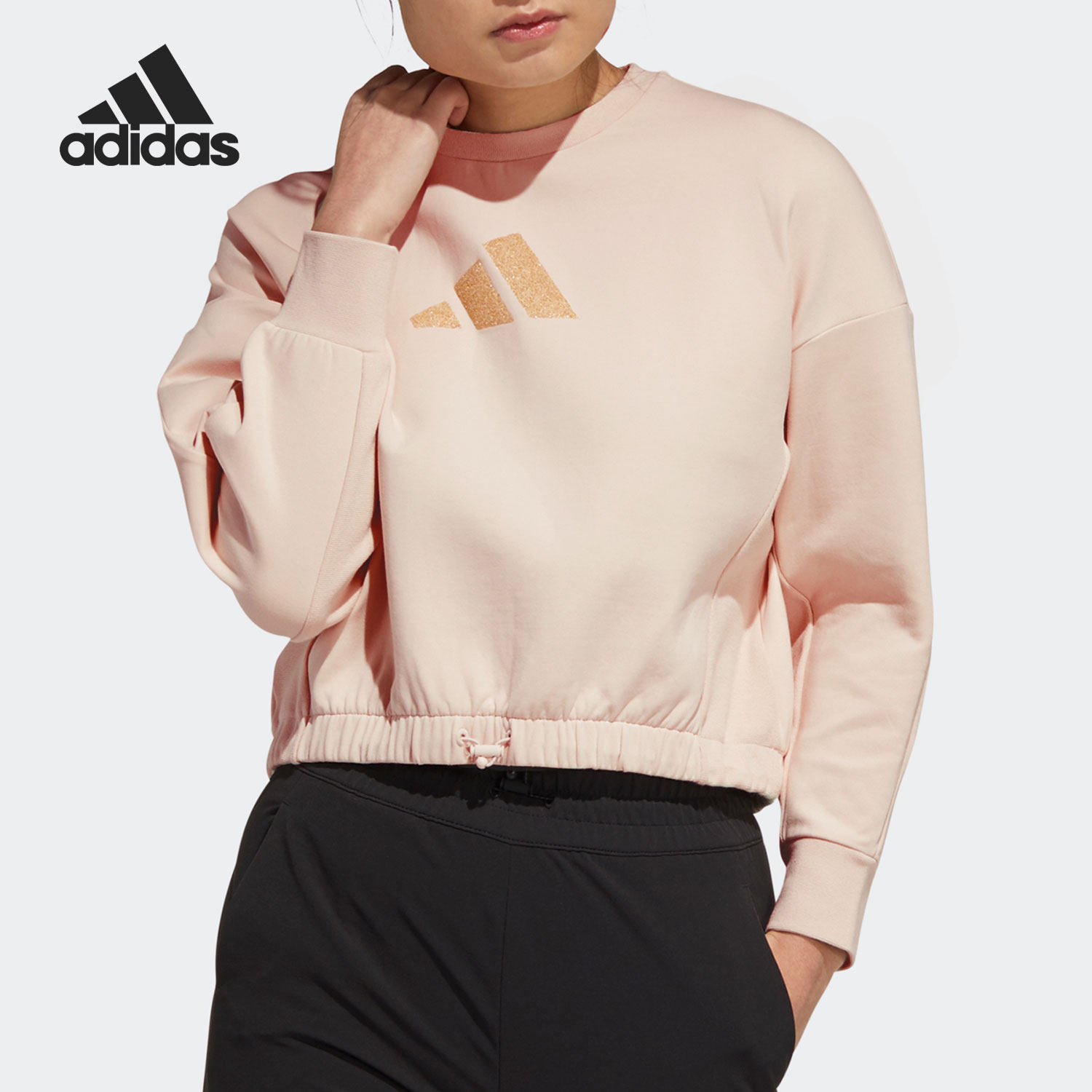 Adidas/阿迪达斯正品当季新款女子休闲运动套头卫衣 H55251