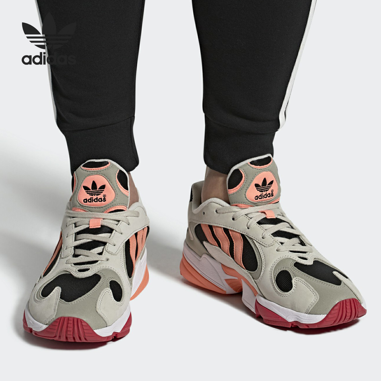 Adidas/阿迪达斯官方正品三叶草 YUNG 1男女休闲运动鞋 EE5320