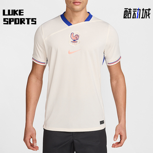 Nike/耐克正品 Dri-FIT男士图案足球训练经典运动短袖FZ9023-110