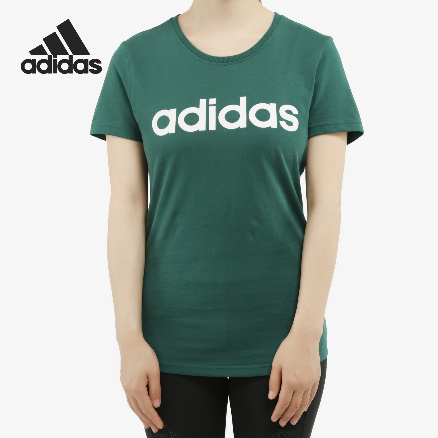 Adidas夏季新款休闲运动圆领短袖