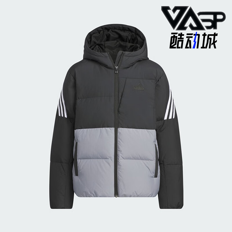 Adidas/阿迪达斯正品冬季新款儿童时尚保暖运动羽绒服JI6145