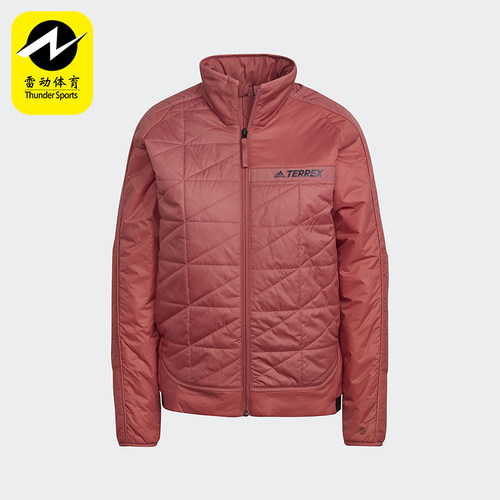 Adidas/阿迪达斯正品Terrex女士立领保暖运动宽松棉服外套HI5445