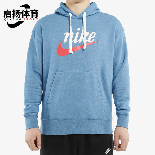 Nike/耐克正品2025冬季款男士休闲连帽套头印花卫衣BV2934-484