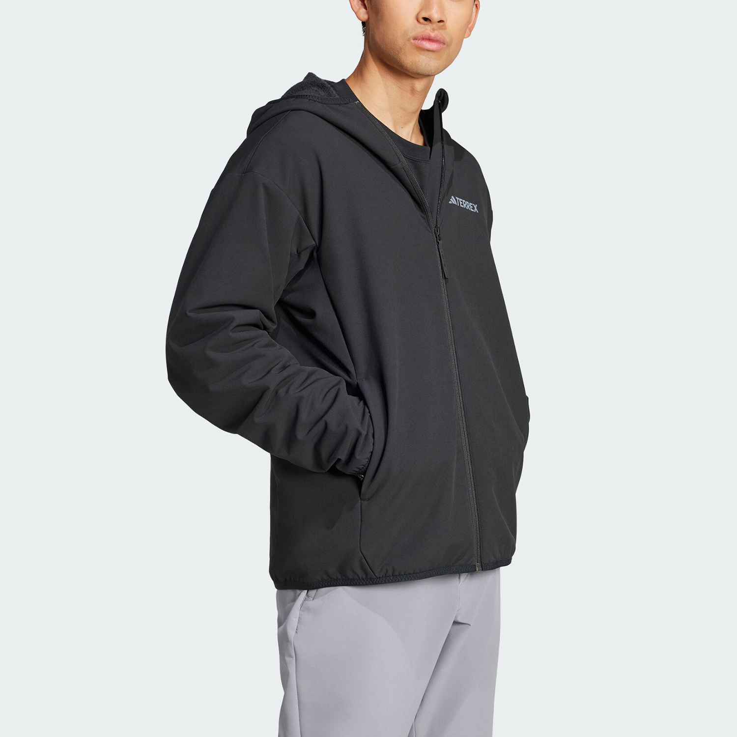 运动休闲连帽运动茄克/外套