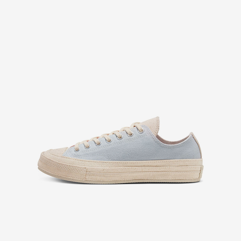Converse匡威男女麻布鸳鸯拼接低帮经典百搭休闲帆布鞋167772C