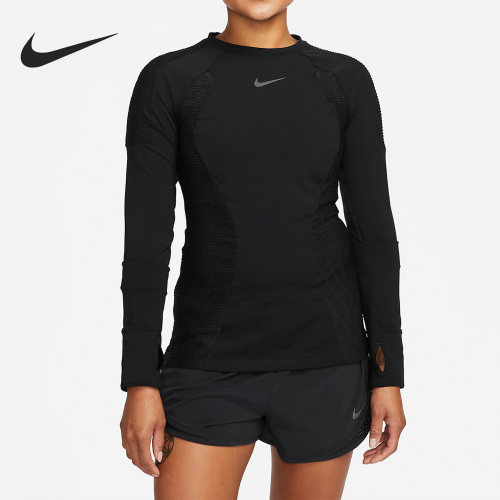 Nike/耐克正品冬季新款女子健身运动圆领长袖T恤DQ6639-010