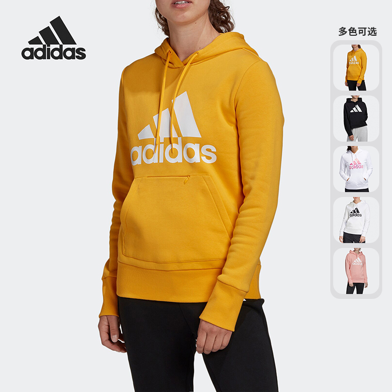 Adidas/阿迪达斯正品春季新款女子运动服连帽套头卫衣ED8146