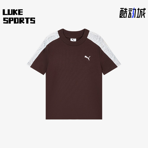 Puma/彪马正品LACE PANEL SS T7女士透气短袖T恤638462-13