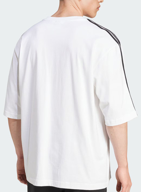 Adidas/阿迪达斯官方正品三叶草男士宽松透气休闲运动短袖IZ2474