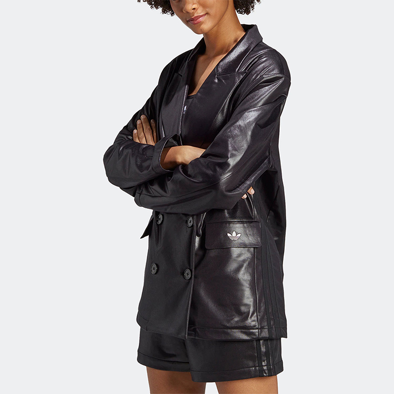 阿迪达斯女士宽松西装外套