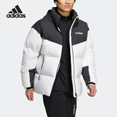 新款 Adidas 阿迪达斯正品 男女运动拼接保暖防风羽绒服HN2007