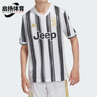 JUVE JSY EI9900 Adidas 大童透气足球运动短袖 阿迪达斯正品