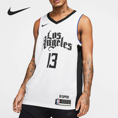 Nike/耐克正品洛杉矶快船队– CE NIKE NBA SW男子运动T恤AV4644