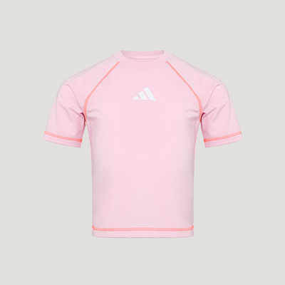 Adidas/阿迪达斯正品夏季儿童时尚针织运动圆领轻盈短袖T恤KZ0340