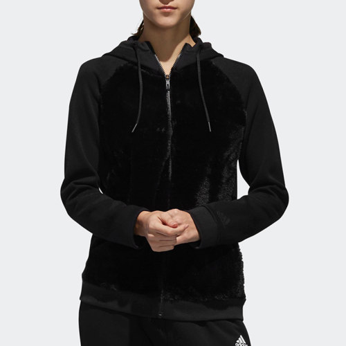 Adidas/阿迪达斯正品 ISC HTT FLC女运动型格茄克休闲外套 DY5768