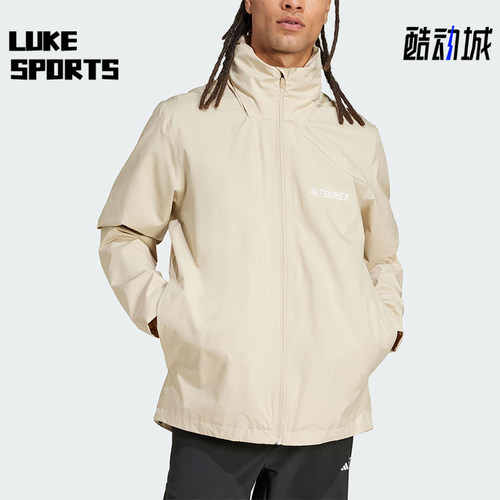 Adidas/阿迪达斯正品2025春款男士户外运动徒步外套JM8694