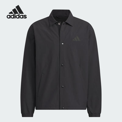 Adidas/阿迪达斯官方正品2025新款男士翻领衬衫运动外套JN0114