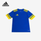 阿迪达斯正品 夏季 新款 Adidas 大童足球运动训练短袖 T恤JN5410