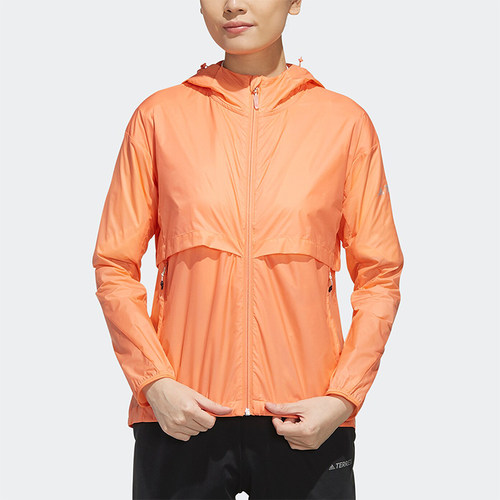Adidas/阿迪达斯正品XPLR WINDBREA女士运动户外夹克外套EH5013