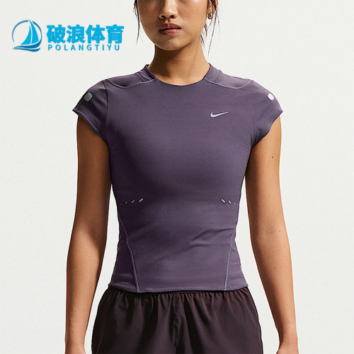 Nike/耐克正品Swift Dri-FIT ADV 女士跑步圆领短袖T恤IR7590-573