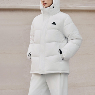 Adidas/阿迪达斯正品2025男女运动保暖连帽防风耐穿羽绒服KF6750