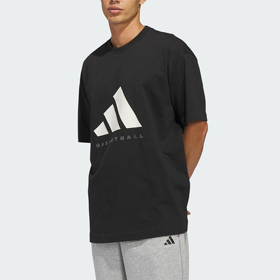 Adidas/阿迪达斯正品SS TEE男女运动宽松圆领大logo短袖T恤KB7560