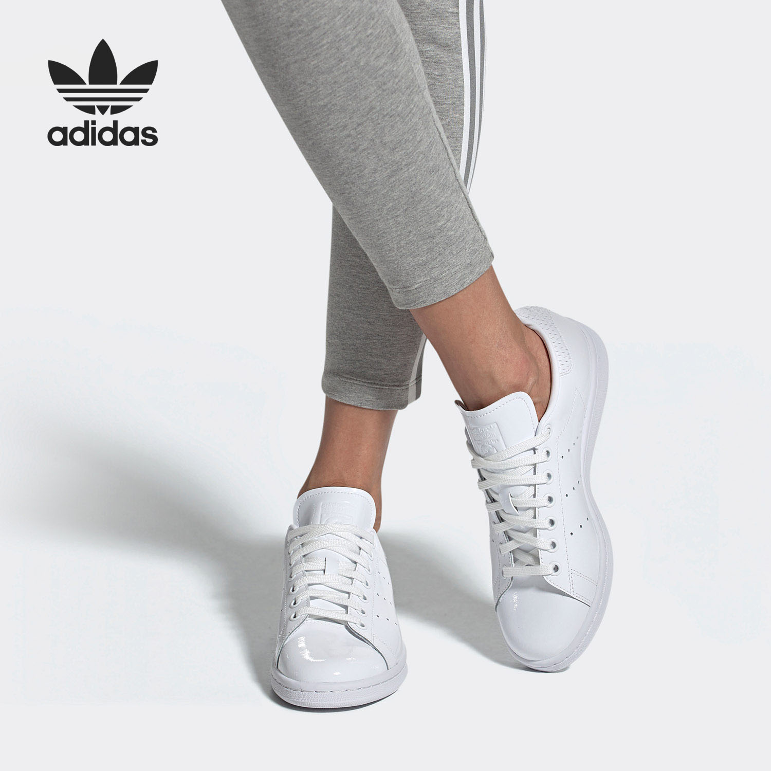 Adidas/阿迪达斯官方正品 三叶草男女低帮经典休闲板鞋 EE4760