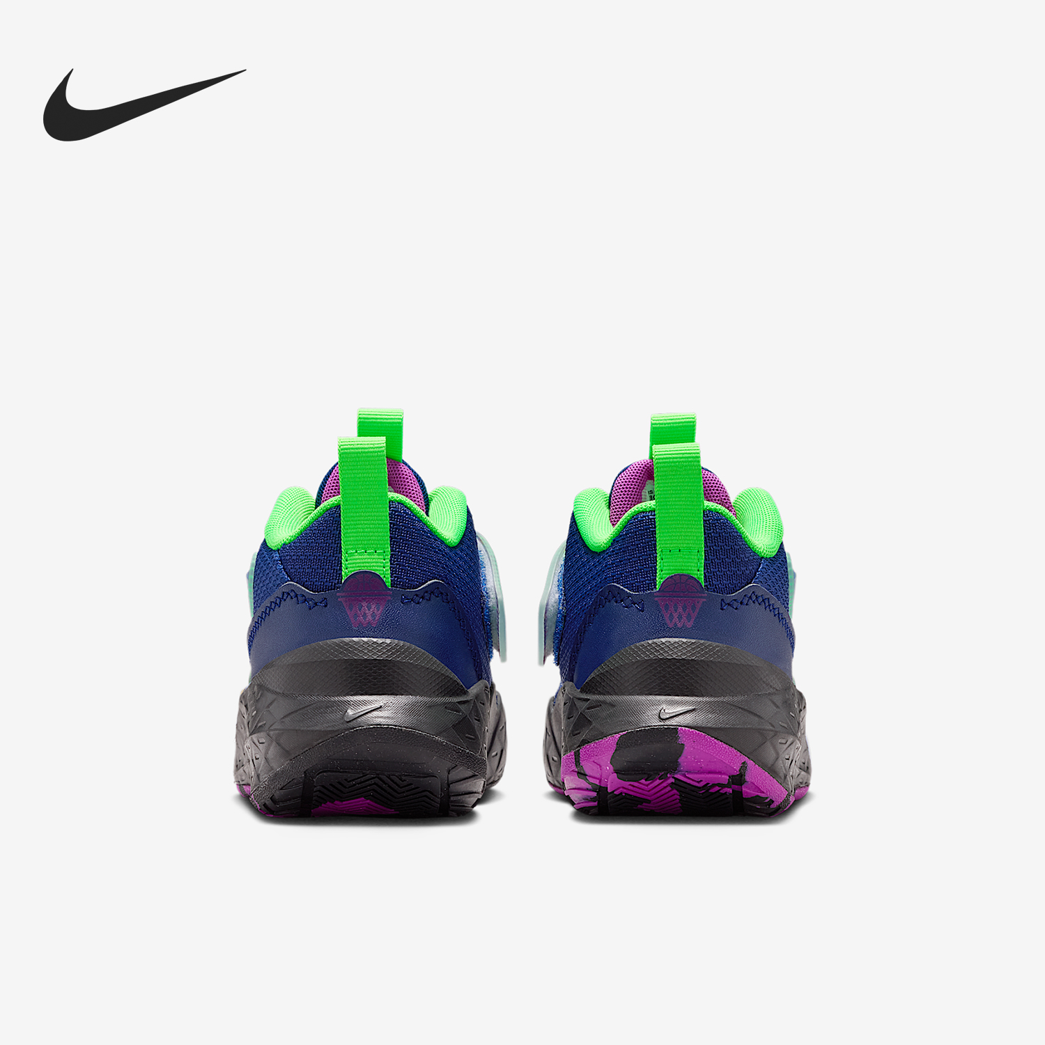 Nike/耐克正品Team Hustle D 12小童减震篮球鞋HV2290-400