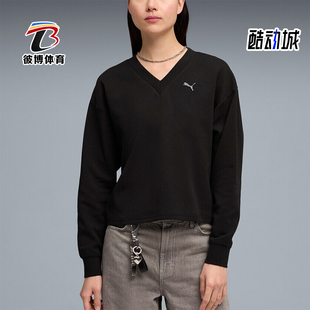 Puma/彪马ES新款女黑色运动休闲日常经典穿运动卫衣694093-01