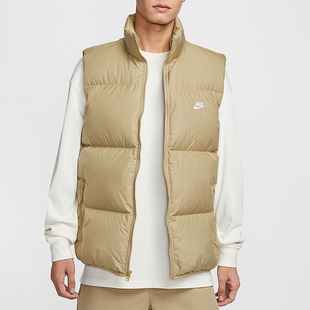 耐克正品 立领保暖刺绣羽绒马甲IB2978 2025秋季 男士 297 款 Nike