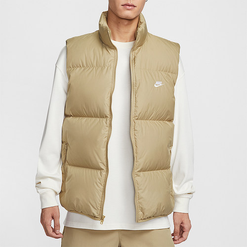 Nike/耐克正品2025秋季款男士立领保暖刺绣羽绒马甲IB2978-297