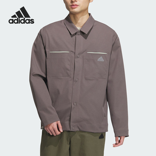 JACKET男士 Adidas 阿迪达斯正品 休闲翻领外套JE8593