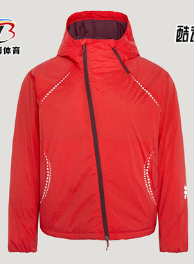 Adidas/阿迪达斯正品2025冬季款女士日常连帽梭织保暖棉服KV4863