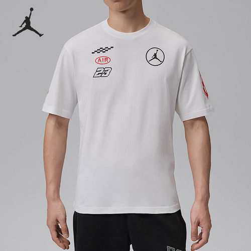 Nike/耐克正品JORDAN男士简约透气运动休闲短袖T恤IR7001-100
