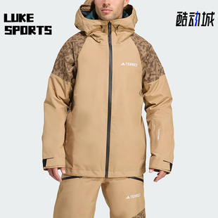 男士 Adidas 款 2025冬季 日常连帽户外运动外套JN3090 阿迪达斯正品